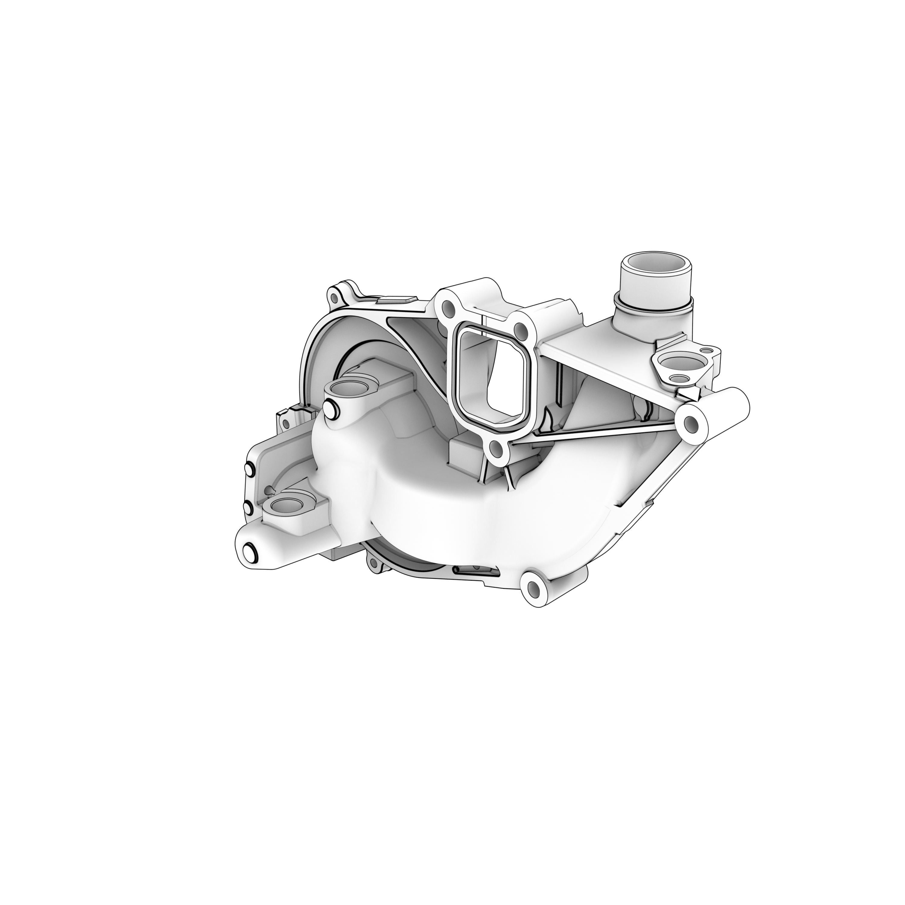 COOLANT PUMP HOUSING COOLANT PUMP HOUSING